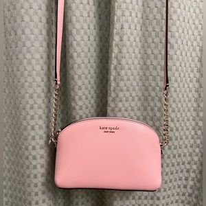 Pink crossbody Kate spade purse